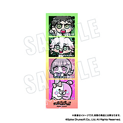 ダンガンロンパシリーズ×ぶくぶ　4カットステッカー　02.スーパーダンガンロンパ2