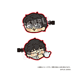 【在庫限り】 ペルソナ５ ザ・ロイヤル　主人公×ぶくぶ　前髪クリップセット　04.器用さ