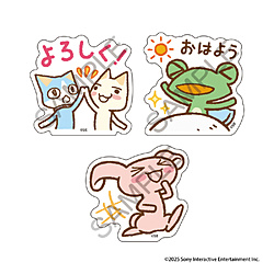 どこでもいっしょ ステッカーセットC (3枚セット) 【sof001】