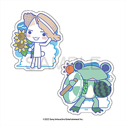 どこでもいっしょ　海でもいっしょ ダイカットステッカー トロ&リッキー 【sof001】