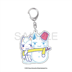 どこでもいっしょ　雪でもいっしょ アクリルキーホルダー (トロ 雪だるまver.) 【sof001】