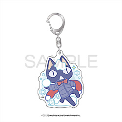 どこでもいっしょ　雪でもいっしょ アクリルキーホルダー (クロ 雪ver.) 【sof001】