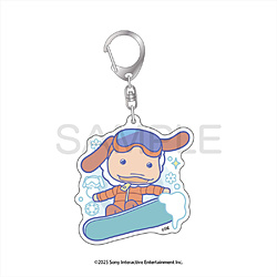 どこでもいっしょ　雪でもいっしょ アクリルキーホルダー (ピエール 雪ver.)