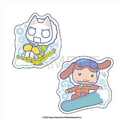 どこでもいっしょ　雪でもいっしょ ダイカットステッカー (トロ&ピエール) 【sof001】
