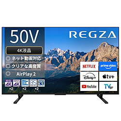 REGZA�i���O�U�j �t���e���r REGZA(���O�U) 50M550R(R) �m50V�^ /Bluetooth�Ή� /4K�Ή� /BS�ECS 4K�`���[�i�[���� /YouTube�Ή��n