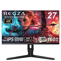 REGZAiOUj RM-G277R USB-Cڑ Q[~Oj^[   m27^ /4K(3840×2160j /Ch /320Hzn