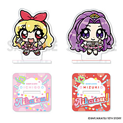 アイカツ！シリーズ アクリルスタンドセット Illustrated byあにゃ 1.星宮いちご＆神崎美月