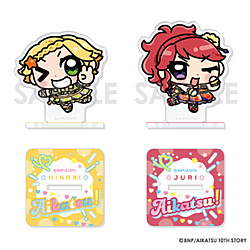 アイカツ！シリーズ アクリルスタンドセット Illustrated byあにゃ 5.新条ひなき＆紅林珠璃