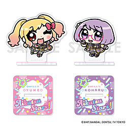 アイカツ！シリーズ アクリルスタンドセット Illustrated byあにゃ 7.虹野ゆめ＆七倉小春