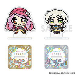 アイカツ！シリーズ アクリルスタンドセット Illustrated byあにゃ 12.エルザ フォルテ＆騎咲レイ