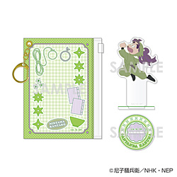 忍たま乱太郎 ポーチ入りアクリルスタンド　10.三反田数馬