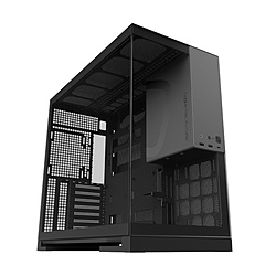 GEOMETRICFUTURE PCケース [ATX /Micro ATX /Extended ATX /Mini-ITX] Model 5 ブラック/グレー GF-M5-GY
