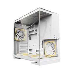 GEOMETRICFUTURE PCケース [ATX /Micro ATX /Extended ATX /Mini-ITX] Model5 Plus オールホワイト GF-M5-WT PLUS
