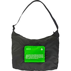 バッグHAPPY FLIGHT FOLDINHG CROSS GREEN
