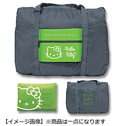フォールディングバッグ HELLO KITTY FOLDING BAG 32L SNAK-009-3 グリーン