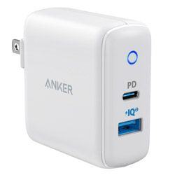 Anker(AJ[) Anker PowerPort PD+2 i20Wj white A2636N21  zCg A2636N21 m2|[g /USB Power DeliveryΉn