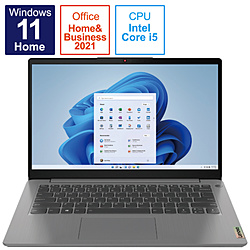 Lenovo(レノボジャパン) ノートパソコン IdeaPad Slim 360i アークティックグレー 82H701FMJP ［14.0型 /Windows11 Home /intel Core i5 /Office HomeandBusiness /メモリ：16GB /SSD：256GB /日本語版キーボード /2022年7月モデル］