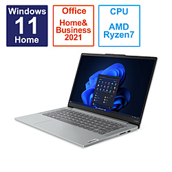 ノートパソコン IdeaPad Slim 5 Light Gen 8 クラウドグレー 82XS002GJP ［14.0型 /Windows11 Home /AMD Ryzen 7 /メモリ：16GB /SSD：512GB /Office HomeandBusiness /日本語版キーボード /2023年4月モデル］