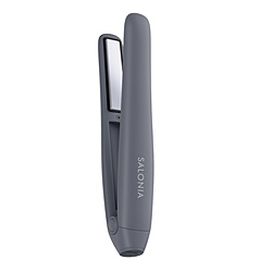 サロニア コードレスストレートヘアアイロン（グレー） グレー KSAL25119GR ［充電式（コードレス）］