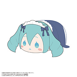 初音ミク×シナモロール ぽてコロマスコットＭsize3 A：初音ミク（ロリータ）