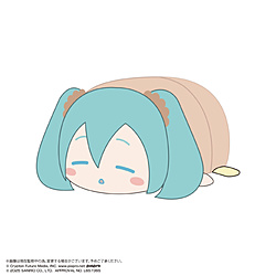 初音ミク×シナモロール ぽてコロマスコットＭsize3 C：初音ミク（おやすみ）