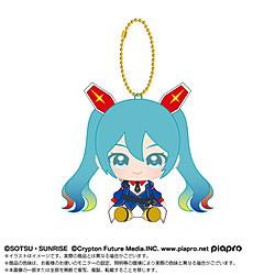 Chibiぬいおすわりマスコット　初音ミク×機動戦士ガンダム