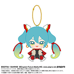 Chibiぬいおすわりマスコット　初音ミク×機動武闘伝Gガンダム