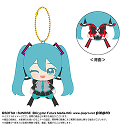 Chibiぬいおすわりマスコット　初音ミク×エールストライクガンダム