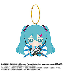 Chibiぬいおすわりマスコット　初音ミク×ストライクフリーダムガンダム弐式