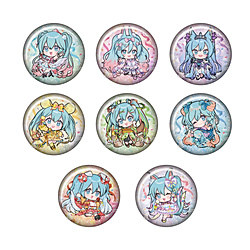 【BOX販売】 初音ミク あやかしステージ　キラキラ缶バッジ