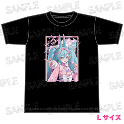 初音ミク あやかしステージ　Tシャツ　黒(L)