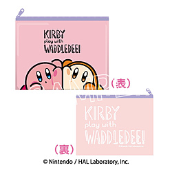 星のカービィ カービィ play with ワドルディ　ビニールポーチ　A　メインビジュアル