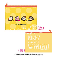 星のカービィ カービィ play with ワドルディ　ビニールポーチ　B　じゅんびたいそう
