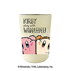 星のカービィ カービィ play with ワドルディ　3Dプリント2WAYタンブラー　A メインビジュアル
