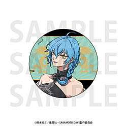 TVアニメ『SAKAMOTO DAYS』メタリック缶バッジ　描き下ろし等身「カンフーマスター」赤尾リオン ◆『SAKAMOTO DAYS』フェア特典対象