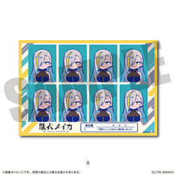 「歌衣メイカ×にゅ〜とろ」 証明写真風ステッカー B 【sof001】