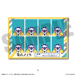「歌衣メイカ×にゅ〜とろ」 証明写真風ステッカー C 【sof001】