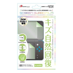 new2DSLL用 液晶保護フィルム 自己吸着 キズ修復 ［New2DS LL］ [ANS-2D013]