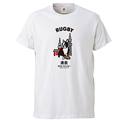 メンズ シャツ Rugby Junky（ラグビージャンキー）とうきょう半袖TEE(Sサイズ/ホワイト)RJ19205-1 ラクビージャンキー   ［メンズ］