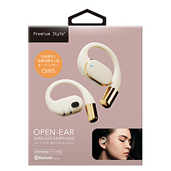 PGA 完全ワイヤレスイヤホン Premium Style ベージュ PG-BTE20AR2BE ［ワイヤレス(左右分離) /Bluetooth対応］
