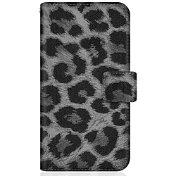 CaseMarket iPhone13mini纤细笔记本型包豹花纹大的雷帕德黑色纤细日记