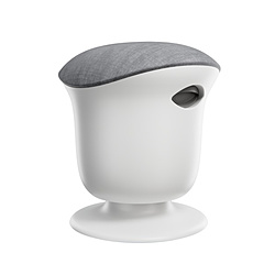 GRAPHT �X�c�[�� [W425��D400��×H470�`580mm] �i�`�������|�W�V�����`�F�A Sway Stool �O���[ GRT096-GRY-ONE �m�I�b�g�}���Ȃ� /�A�[�����X�g�Ȃ� /�w�b�h���X�g�Ȃ� /���b�L���O�Ȃ� /���N���C�j���O�Ȃ�
