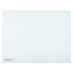 GRAPHT �Q�[�~���O�}�E�X�p�b�h [490��420��2.3mm] THE SHOOTER - Glass Mouse Pad Nexus �z���C�g GRT121-WHT-ONE