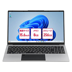 aiwa(�A�C��) �m�[�g�p�\�R�� aiwa book S15 JA6-LPC1502-8 �m15.6�^ /Windows11 Pro /intel N100 /�������F8GB /SSD�F256GB /���{��ŃL�[�{�[�h /2026�N6�����f���n