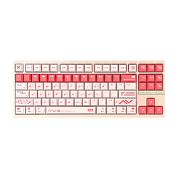 ＷＥＩＫＡＶ ゲーミングキーボード(ラピッドトリガー対応) WEIKAV × MORKBLADE「K-One 80」(英語配列) ピンク WEIKAV-K-ONE80-PNK ［有線 /USB］