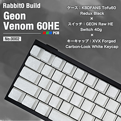 RABBIT0BUILD �Q�[�~���O�L�[�{�[�h(���s�b�h�g���K�[�Ή�) No.0002�uGEON VENOM RGB�v(�p��z��) RABBIT0-BUILD-0002 �m�L�� /�p��z�� /���C�X�C�b�`�n