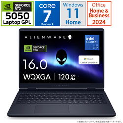 DELL(f) Q[~Om[gp\R Alienware 16 Aurora(RTX 5050) C^[Xe[ CfBS NA66-FNHBC [16.0^ /Windows11 Home /intel Core 7 /F16GB /SS