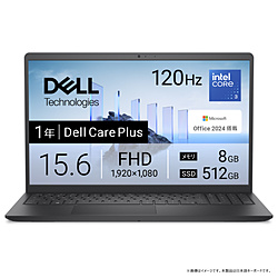 DELL(f) m[gp\R Dell 15 DC15250 J[{ubN ND25-FWHBBC m15.6^ /Windows11 Home /intel Core 3 /F8GB /SSDF512GB /Office Home and 