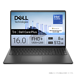 DELL(f) Dell 16 DC16250/16.0/C5 120U/8/512/M365/W11 J[{ubN ND46-FWM3BC m16.0^ /Windows11 Home /intel Core 5 /F8GB /SSDF512