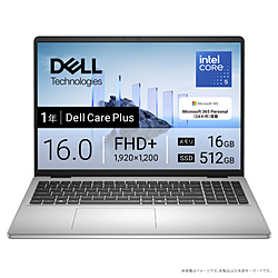 DELL(f) m[gp\R Dell 16(DC16250) v`iVo[ ND56-FWM3SC m16.0^ /Windows11 Home /intel Core 5 /F16GB /SSDF512GB /Microsoft 365 